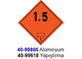 PATLAYICI MADDE LEVHASI ALUMINYUM SINIF 1.5